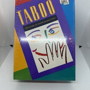 Sealed Vintage 1990 Taboo Game Of Unspeakable Fun Milton Bradley